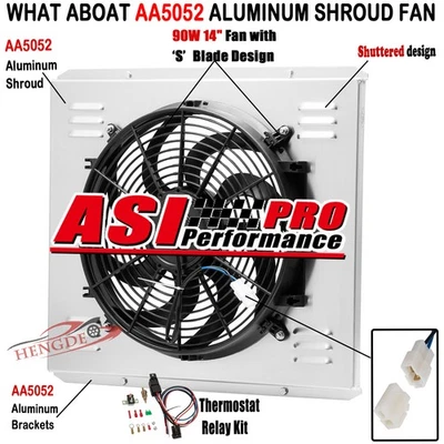 Aluminum Shroud Fan Relay For 1985-1993 1991 Chevy C20 G10 G20 GMC C1500 G1500 - Imagem 1 de 4