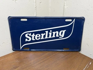 PLACA DE LICENCIA DE CERVEZA ESTERLINA PLACA DE CAMIÓN DE COLECCIÓN ANUNCIO DE CERVEZA CLUB DE AUTOMÓVILES - Imagen 1 de 15