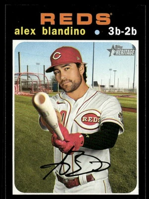 2020 Topps Heritage #721 Alex Blandino - Image 1 of 2