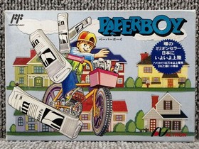 ALTRON Famicom Soft Paperboy Used