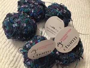 Trendsetter Yarns Charm Yarn 86m 20g Lot of 5 Blue - Picture 1 of 3