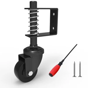 2inch for Wooden Gate 80lb Capacity Spring Cushioned Caster Wheel with Suspensio - Picture 1 of 7