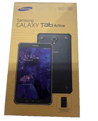 Samsung SM-T360 8-in Galaxy Tab Active Tablet 16 GB Wi FI (SM-T360NNGAXAR) - Image 1 of 4