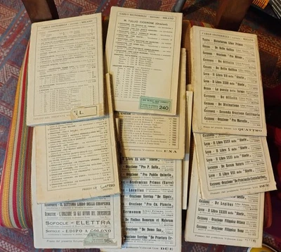 Lotto Classici Latini e Greco  ( Cicerone, Tito Livio, Senofonte) Anno 1931-1941 - Immagine 1 di 2