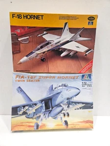 2X LOT 1/72 ITALERI F/A-18F SUPER HORNET + TESTORS F-18 HORNET NEUE MODELLE - Bild 1 von 2
