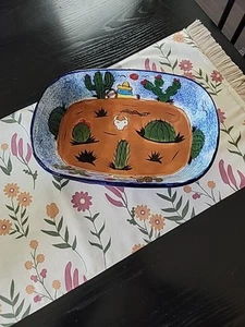 Cuenco pintado a mano arte popular de México - Imagen 1 de 7