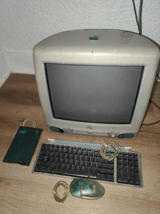 Vintage Apple iMac G3 M4984 Bondi Blue 100% Complete & Working - Picture 1 of 15