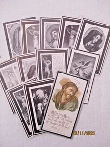 Totenzettel Sterbebilder 1930 - 1931  Konvolut Eifel 12 Stück - Bild 1 von 7