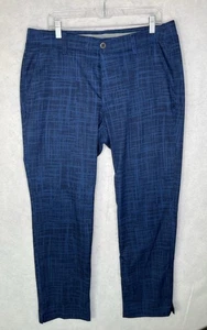 Under Armour Hose Herren 36x32 blau Golf Performance Stretch bedruckt leicht - Bild 1 von 12