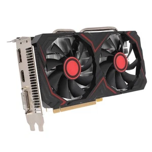 RX580 8GB GDDR5 256BIT Graphics Card Professional Dual Fan Efficient Quiet P Hot - Picture 1 of 23