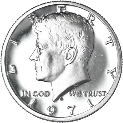 1971 S Kennedy Half Dollar Gem Proof CN-Clad - Image 1 of 4