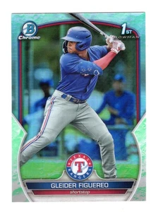 Planeador refractor Bowman Chrome Lunar Glow Figuereo 2023 #BCP-59 Rangers - Imagen 1 de 2