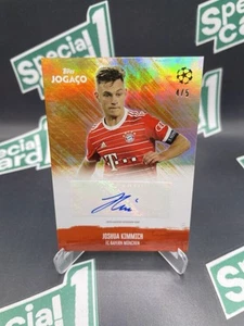 2022-23 Topps Jogaco UEFA Joshua Kimmich 4/5 Orange Autograph SSP SP - Picture 1 of 6