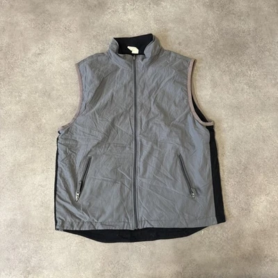 GAP Gilet Mens Large Sleeveless Full Zip Windbreaker, Grey - Image 1 of 4