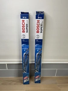 Bosch Superplus Front SP21 Windscreen Wiper Blades Set x2 - Picture 1 of 5