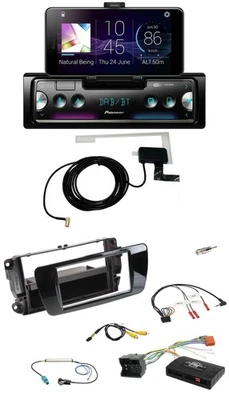 Pioneer DAB Bluetooth Lenkrad USB Autoradio für Seat Ibiza 2008-2015 klavierlack - Bild 1 von 4