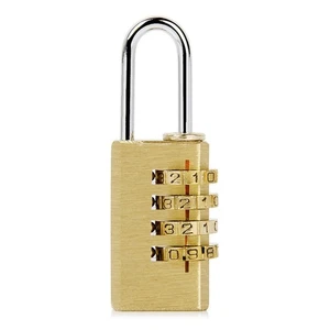 4- Candado restablecible con bloqueo codificado combinado para maleta equipaje portátil - Imagen 1 de 5