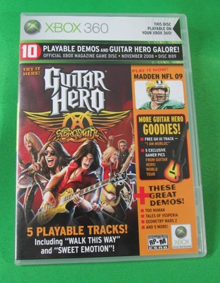 Official Magazine XBOX360 Playable Demo Disc #89 NOV 08 (10 Games) TESTED WORKS! - Image 1 of 3