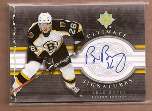 2006-07 Ultimate Collection Signatures #USBB Brad Boyes Auto 