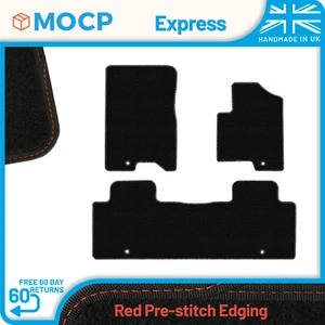 Alfombrillas de coche Express con ajuste rojo pre-costura para adaptarse a Ssangyong Rexton Mk3 2017-pr... - Imagen 1 de 4