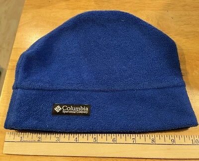 Columbia Beanie Youth S/M Fleece Hat Cap Royal Blue Boy Girl - Image 1 of 4