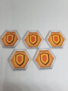 Bakugan Evolution Trox Gettoni scudo arancione (set di 5) - Foto 1 di 2
