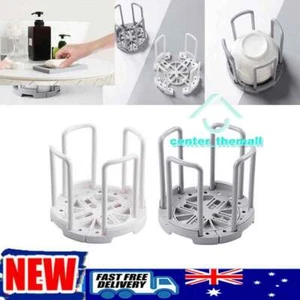 Portable Dish Plate Bowl Drying Rack Organizer Kitchen Drainer Storage Holder AL - Picture 1 of 14