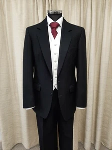 Black Lounge Jacket, Ideal for Wedding Formal Wear, Prom, Fancy Dress. - Picture 1 of 5
