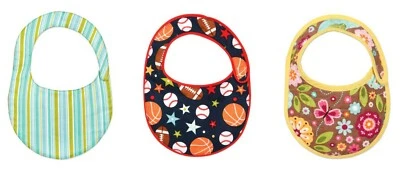 Sizzix Bigz Plus Die - Baby Bib, 8" x 11 5/8" #660924 Retail $49.99  Reversible  - Image 1 of 4
