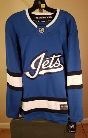 Winnipeg Jets NHL Fanatics Classic Blue Team Logo Extra Small Jersey Cover