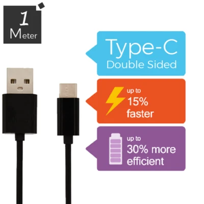 USB-C Sync Charger Charging Cable For Samsung Galaxy S23 / S22+ S10 S8 Plus 1M - Image 1 of 4