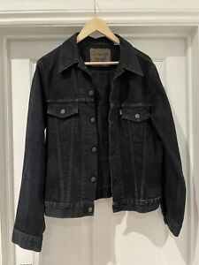 Levi’s Denim Jacket Size 40 / M 19 Inches Across Chest Black Levi’s Jeans Jacket