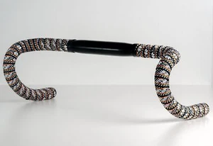 BTP Fahrrad Lenkerband gewebt SETTIA SCHWARZ Rennrad Touring MTB Bikes - Bild 1 von 12