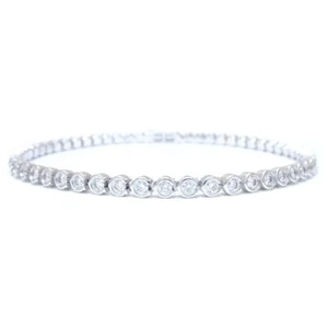 Bracciale CARTIER C de Cartier oro bianco 18 carati linea essenziale diamante /293276 - Foto 1 di 6