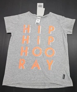 Bonds Kids Sleep Hip Hip Hoo Ray Short PJ Sleep Top size 4 Colour Grey Marle - Picture 1 of 3