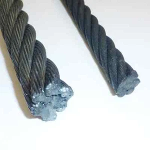 Damascus Knives 1/2" & 3/4" Wire Rope Cable Plasma Cut Fused Ends - High Carbon - Picture 1 of 2