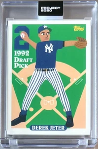TOPPS PROJECT 2020 #356 DEREK JETER by KEITH SHORE 1993 YANKEES ** FREE SHIPPING - Picture 1 of 3