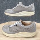 Finn Comfort Shoes Womens 6 W Columbia Sneakers Grey Mesh Round Toe Lace