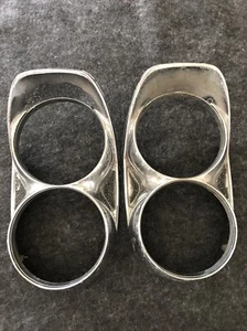 Lot of 2, 1963 Pontiac Headlight Bezel Bonneville Catalina Grand Prix 543978,OEM - Picture 1 of 13