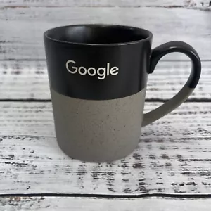 Google Two Tone Ceramic Etched Coffee Mug 12oz Collectors Item Employee - Picture 1 of 5