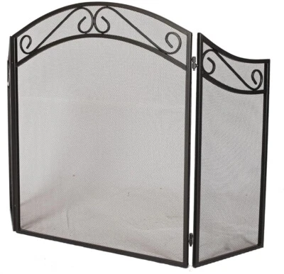 Pantalla de chimenea de 3 paneles UniFlame Corporation S1088 Foto 1 de 4