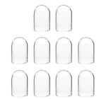  10 Pcs Glass Cover Cloche Candle Jars DIY Valentines Day Gift