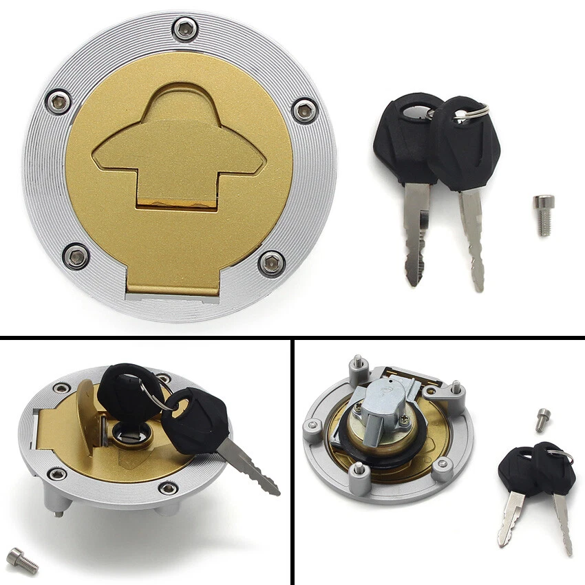 For Ducati 748 SPS M750 ST4S 1198S 1098 monster1200 Fuel Gas Tank Cap Cover Keys — 第 1/4 张图片