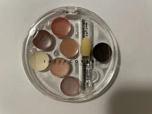 Sheer Cover COMPACT Cream EYELINER + Creme HIGHLIGHTER + Lipgloss NEU & VERSIEGELT - Bild 1 von 2