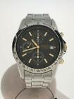 Seiko Quartz Stainless Steel 7T92-0Dw0 Stainless Silver Wristwatch From Japan