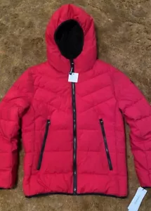 Calvin Klein Men’s Infinite Stretch 7 Degrees Warmth Factor Red Med Jacket NWT - Picture 1 of 16