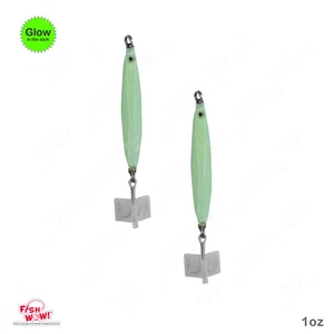2pcs 1oz Colt Sniper jig 28g casting slow jigging 3561D-DT MUSTAD Hook Glow NEW - Picture 1 of 8