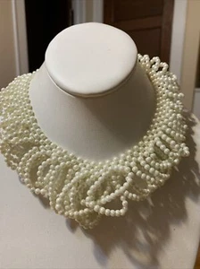 $55 Carolee Isabelle Suede Pearl 16” Necklace V142 - Picture 1 of 6