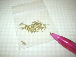 Miniature CK1021-1 1/8" Brass Brads, 70 ct.(No Package Header): DOLLHOUSE - Picture 1 of 1