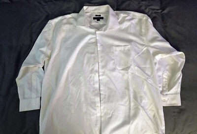 Pronto Uomo Men Slim Fit French Cuff Tuxedo Shirt Men's Wearhouse 19 34/35 - Image 1 of 2